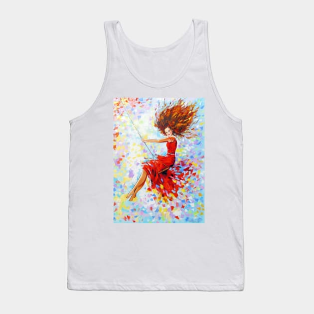 The girl on the swing Tank Top by OLHADARCHUKART